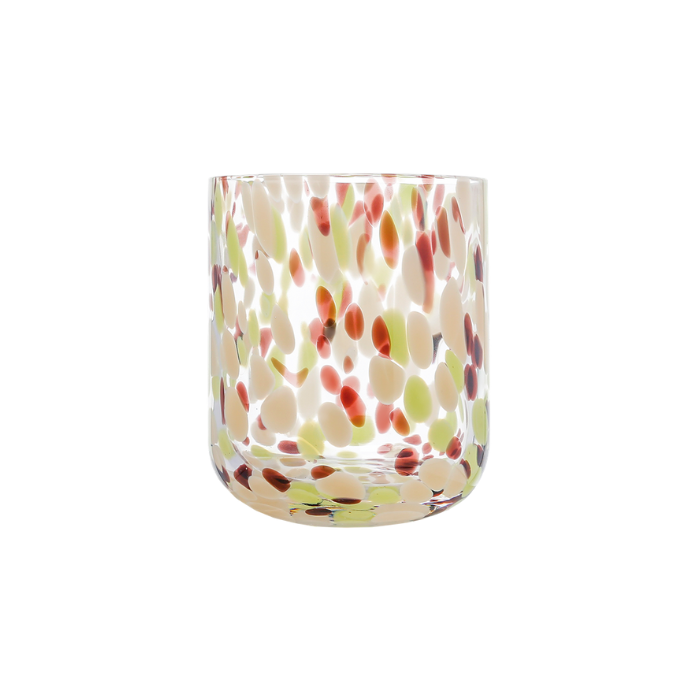 Set 2 Verres Moucheté Vert