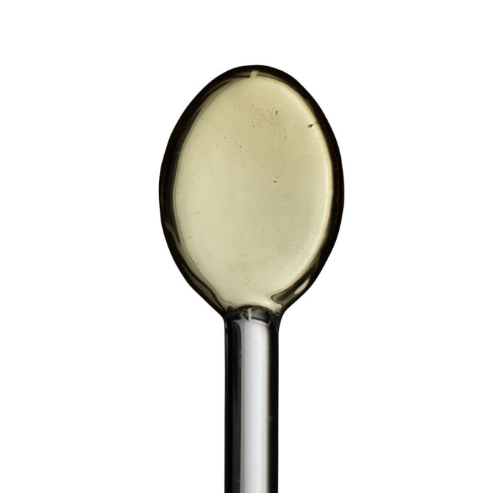 Cuillères en verre Coeur