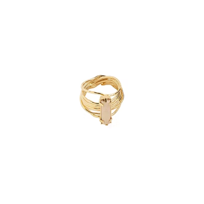 Bague Louise Multirangs Graphite