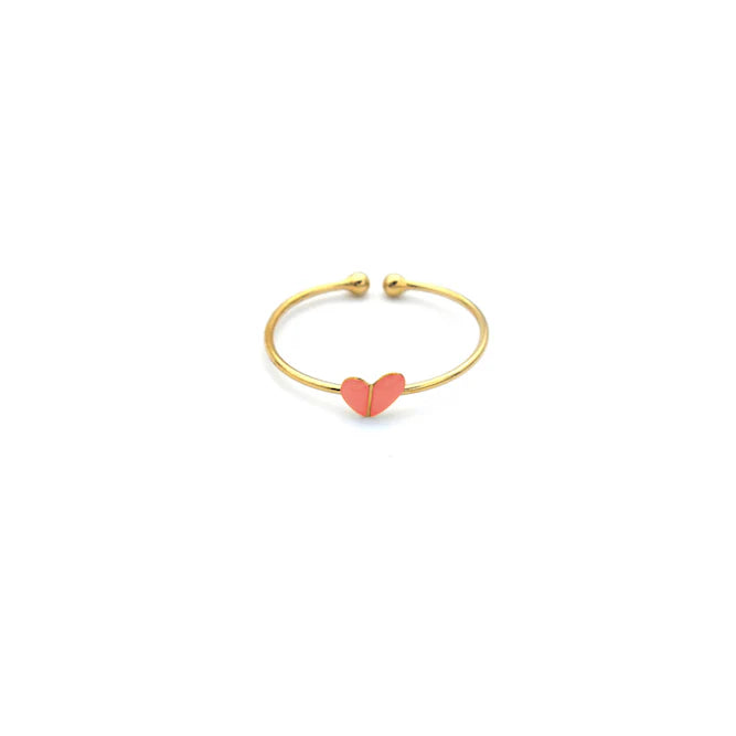 Bague Mini Coeur Rose