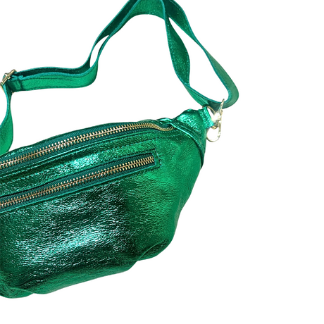 Banane Cuir Irisée Vert