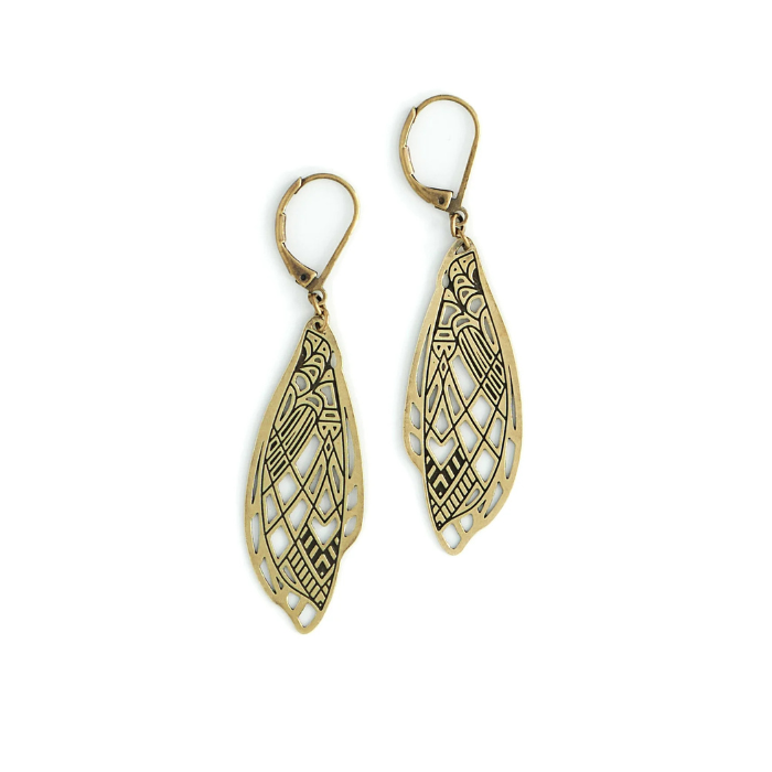 Boucles d'oreilles Chrysalide