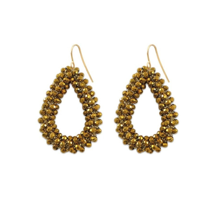 Boucles d'oreilles Goutte Bronze