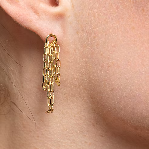 Boucles d'oreilles Lise Chaînes