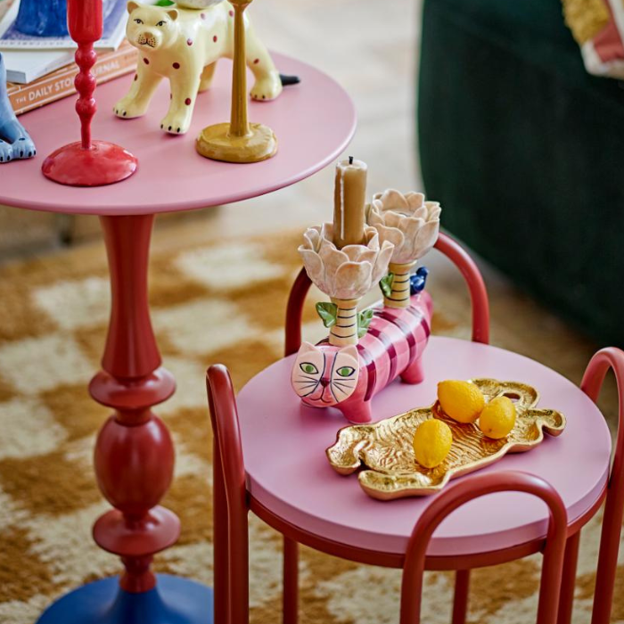 Bougeoir Chat Double