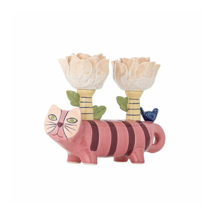 Bougeoir Chat Double