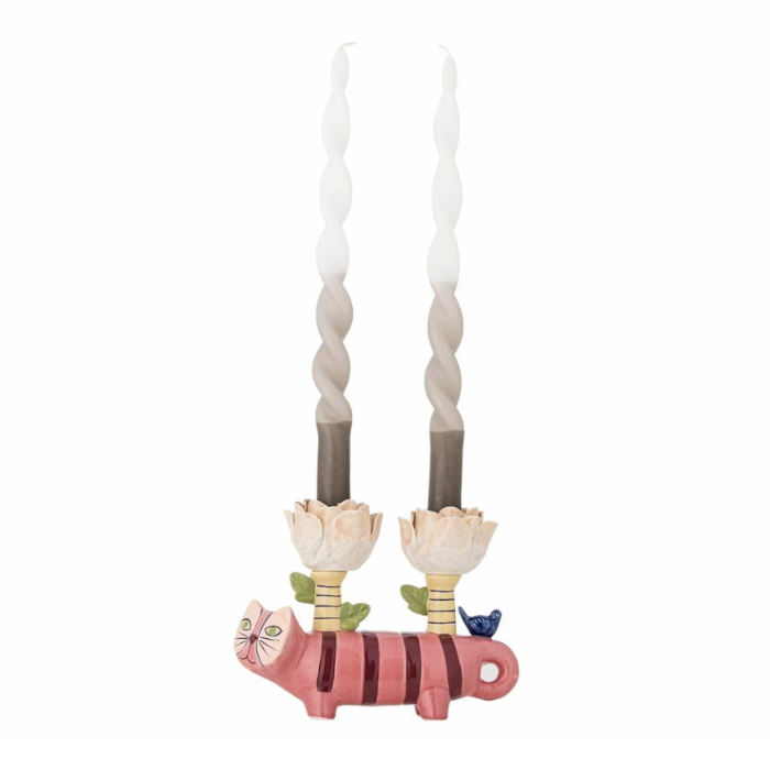 Bougeoir Chat Double