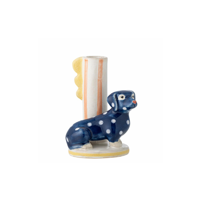 Bougeoir Chien Bleu