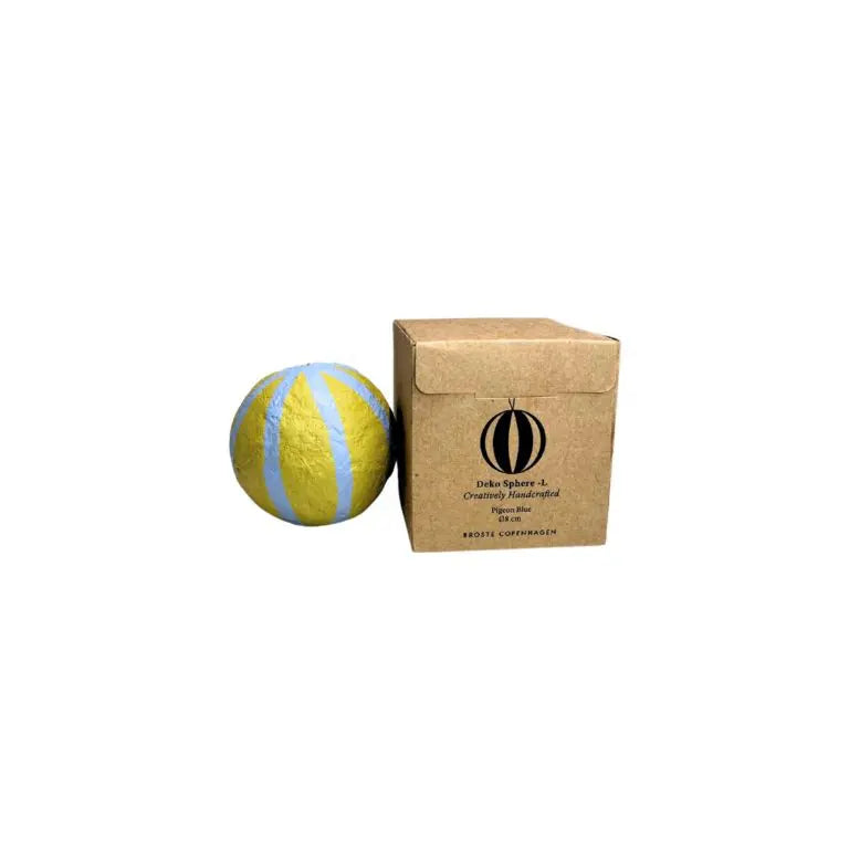 Boule Papier Mâché Bleu