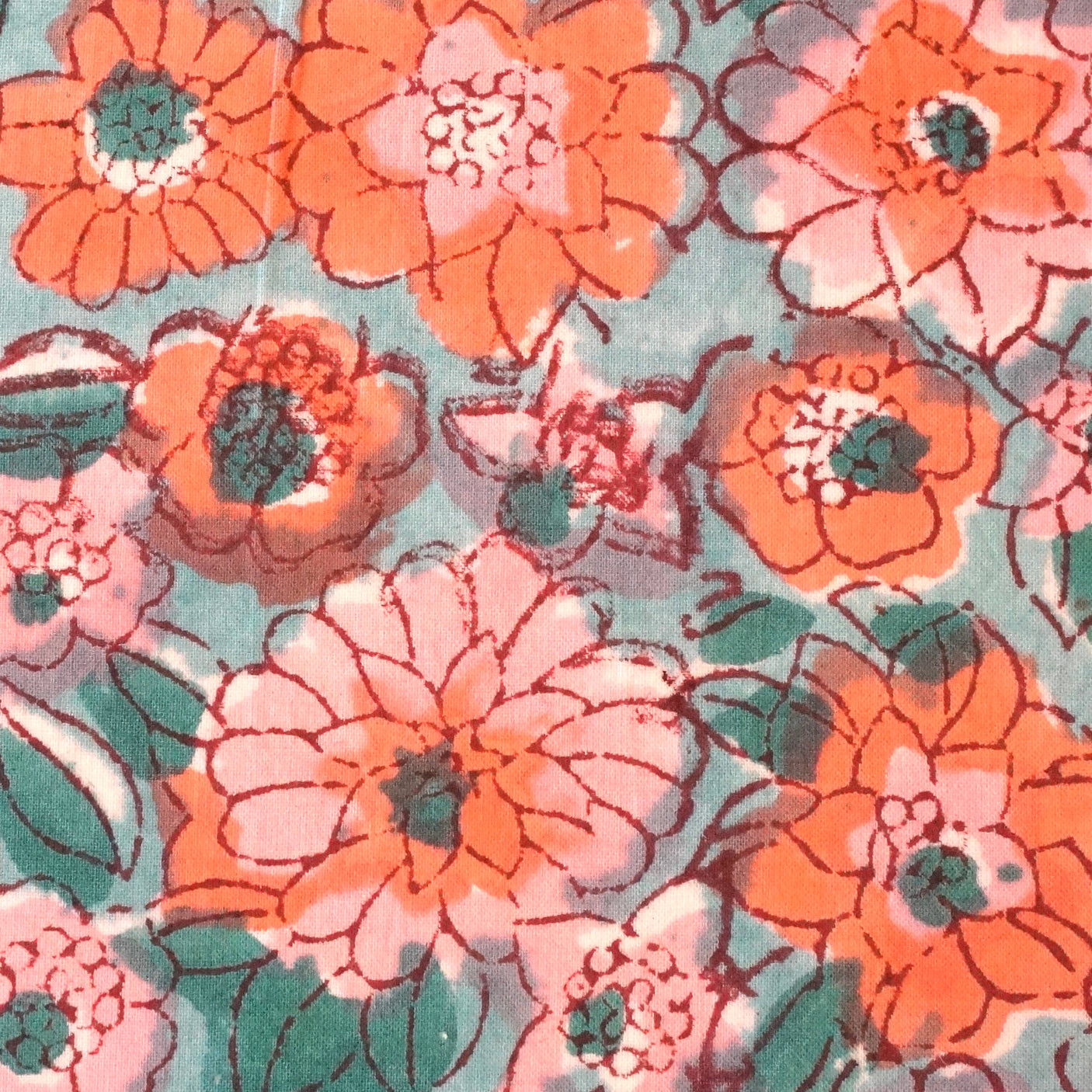 Carnet Fleurs Corail