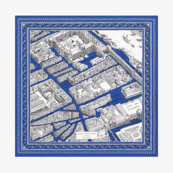 Carré Louvre Bleu