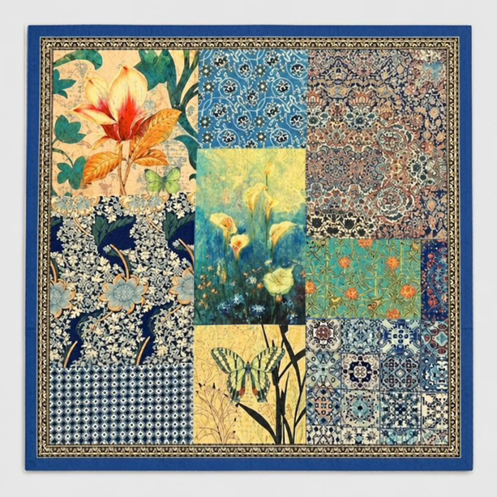 Carré Patchwork Floral