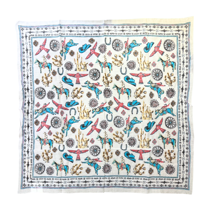 Carré Western Blanc