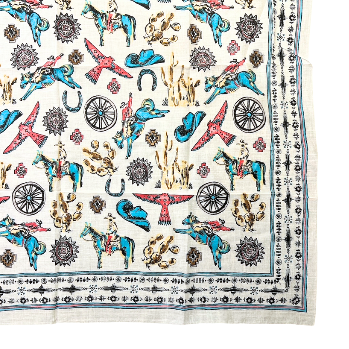 Carré Western Blanc