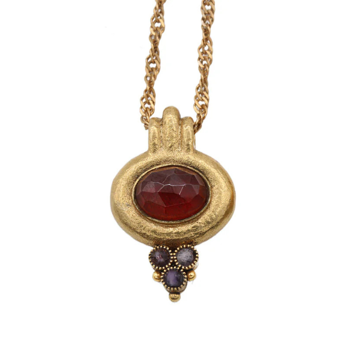 Collier Rhoda Hessonite