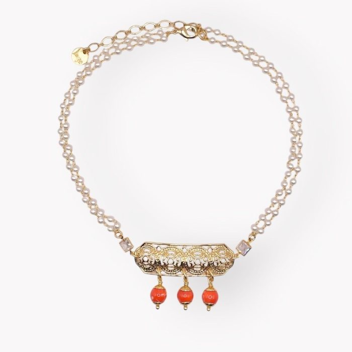 Collier Totem Orange