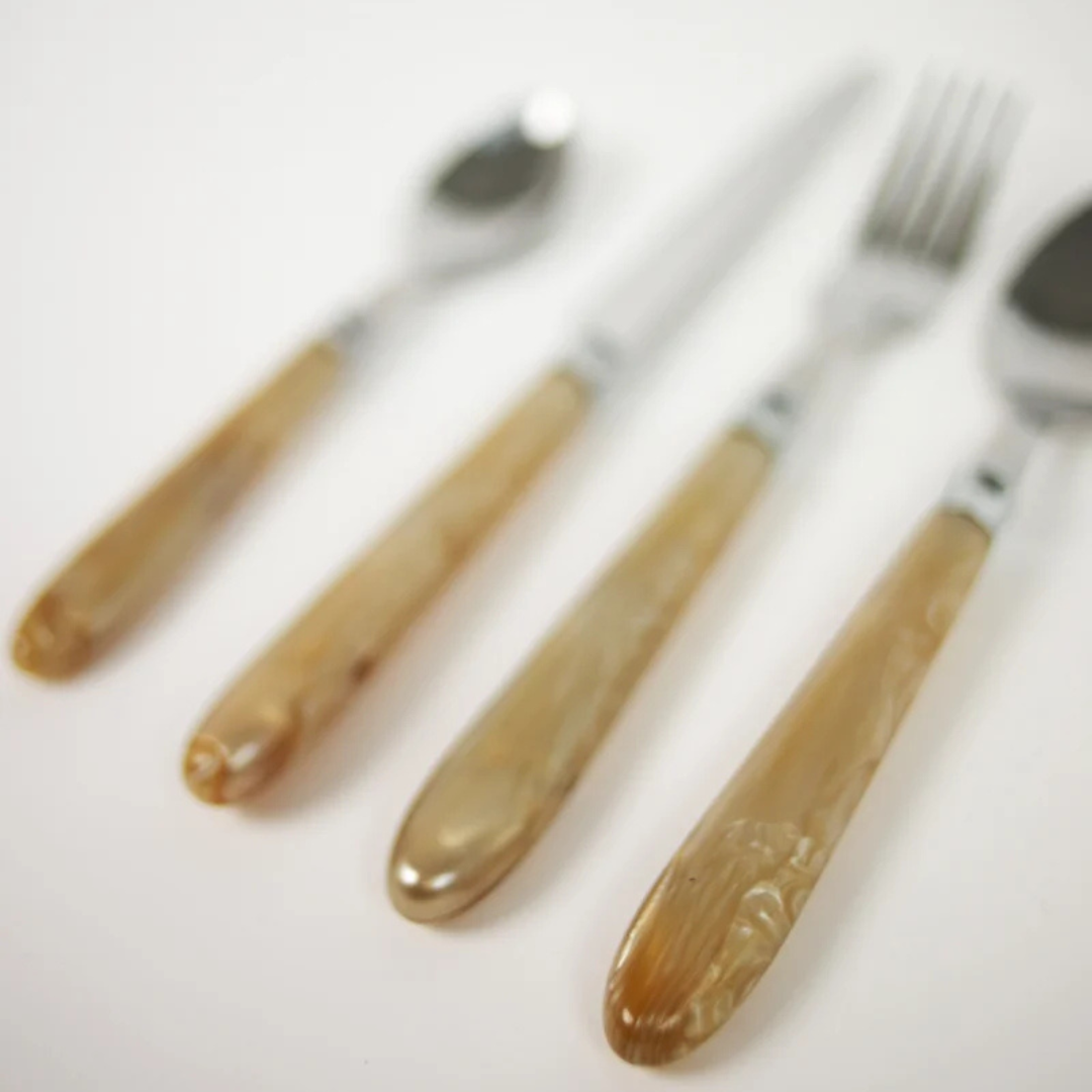 Set Couverts Nacre Ivoire