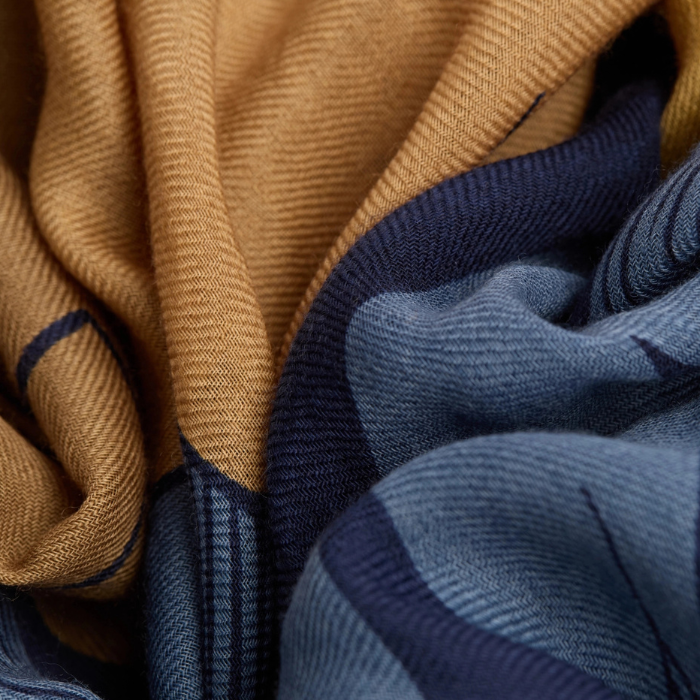 Echarpe Cavale Bleue