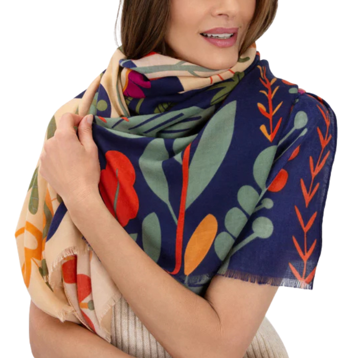 Echarpe Jardin Floral