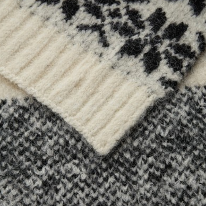 Echarpe Kanja Noir & Blanc