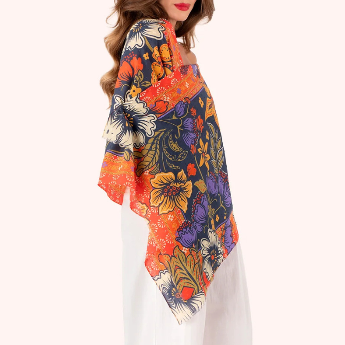 Echarpe Maxi Fleurs