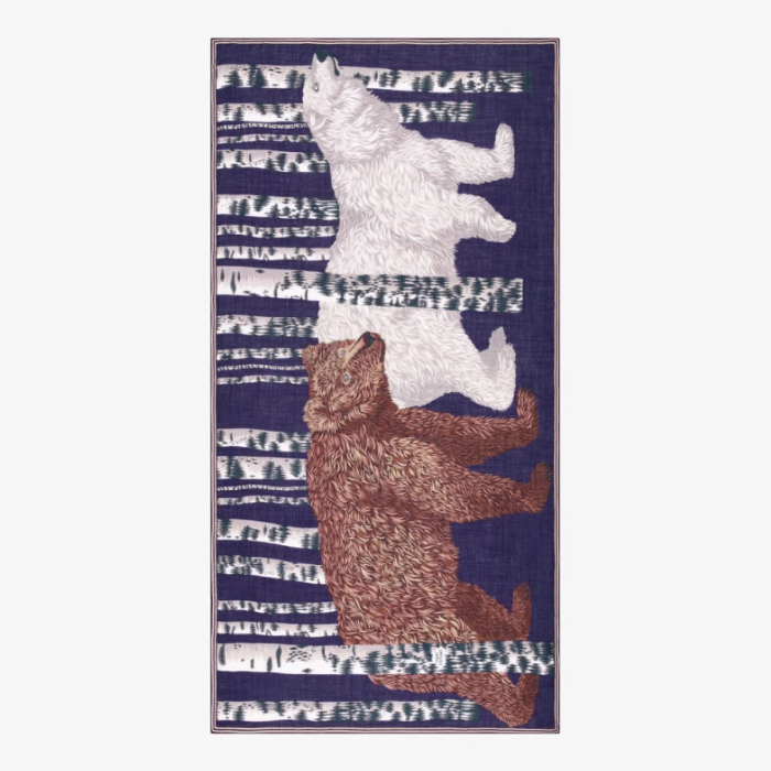 Écharpe Ours Bleu
