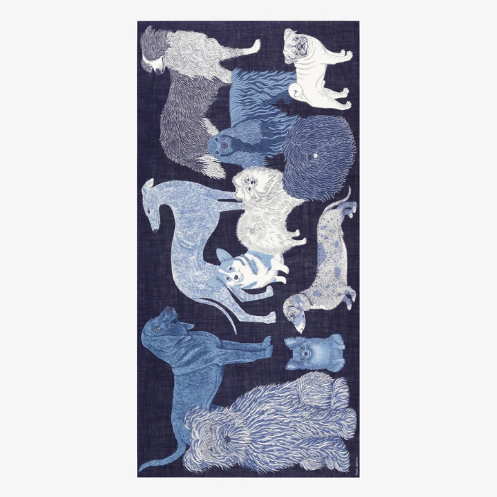 Echarpe Toutou Bleu Marine