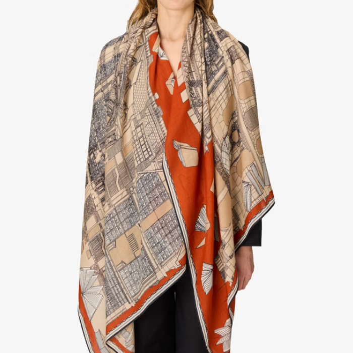 Écharpe Vivienne Orange