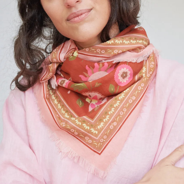 Foulard Bohemia Terracotta