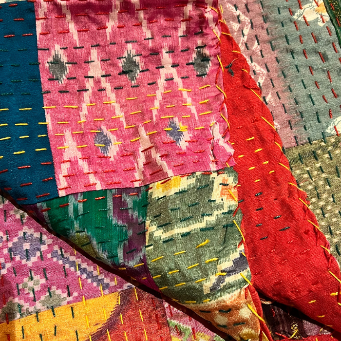 Plaid Patchwork Soie 3