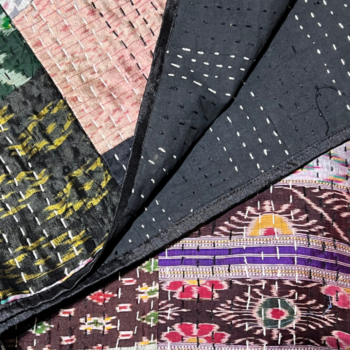 Plaid Patchwork Soie 6