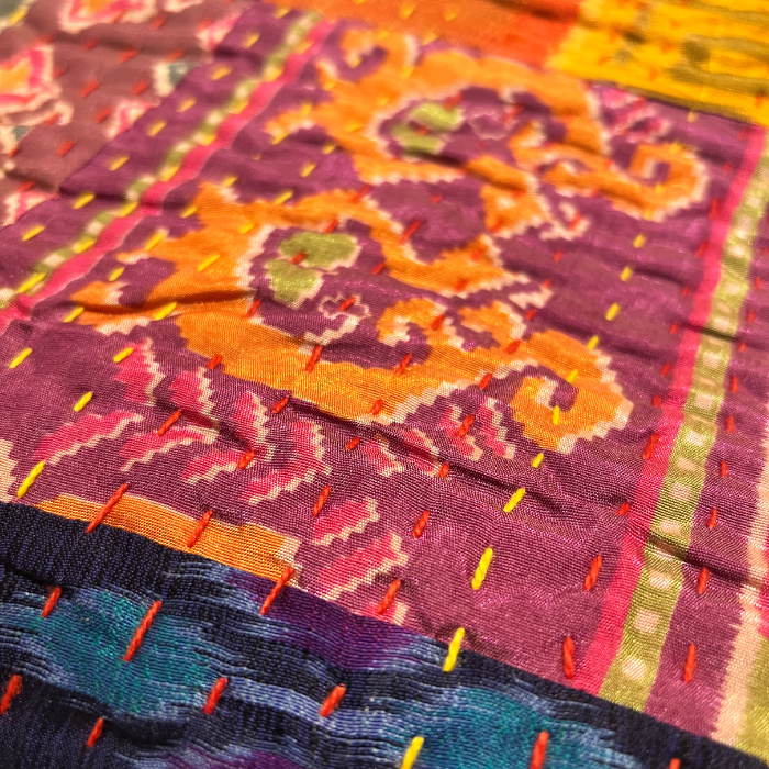 Plaid Patchwork Soie 1