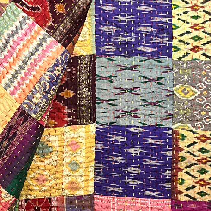 Plaid Patchwork Soie 1