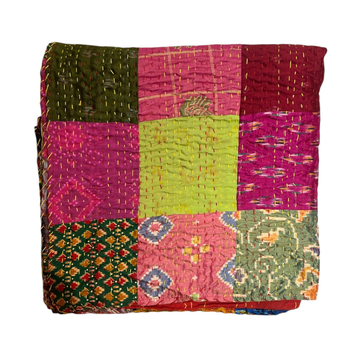 Plaid Patchwork Soie 2