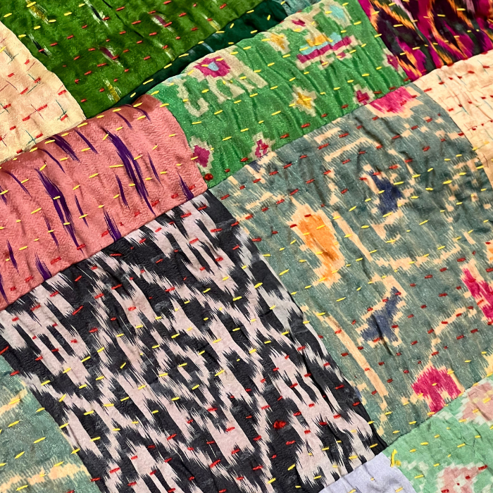 Plaid Patchwork Soie 2