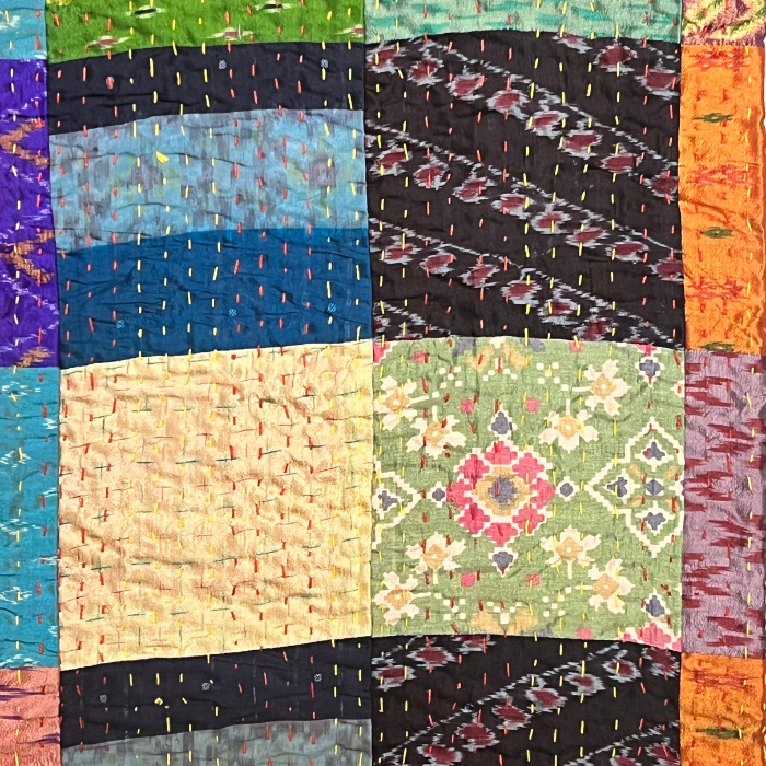 Plaid Patchwork Soie 2