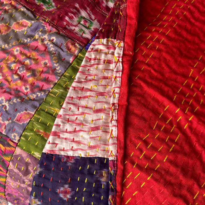 Plaid Patchwork Soie 2