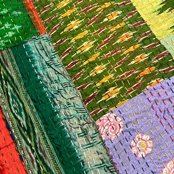 Plaid Patchwork Soie 3