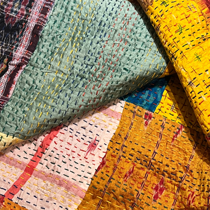 Plaid Patchwork Soie 4