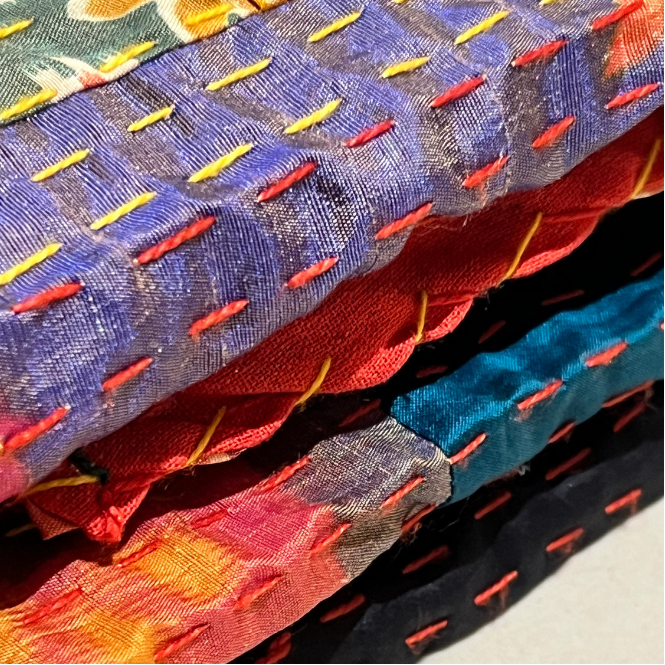 Plaid Patchwork Soie 3