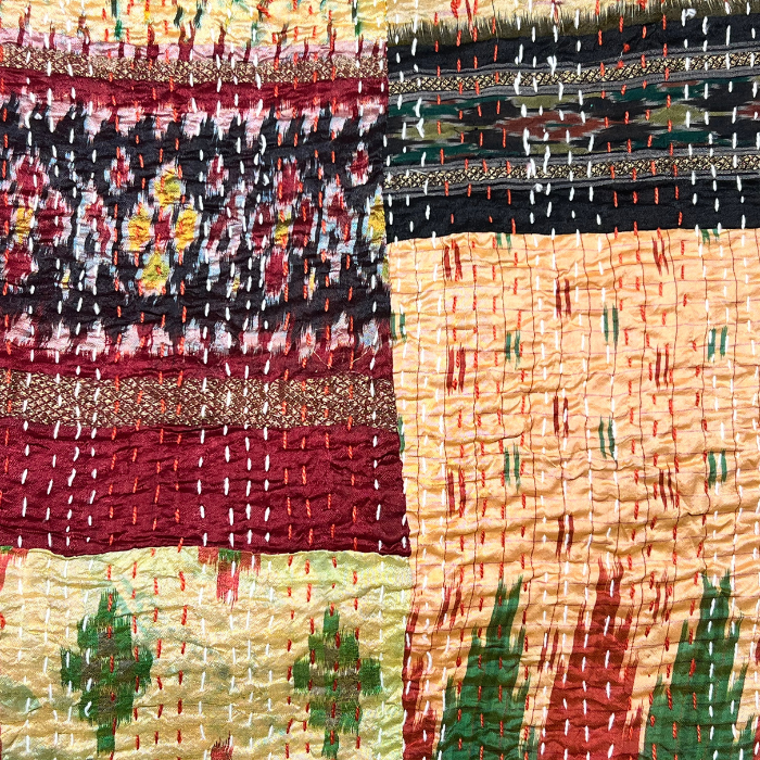 Plaid Patchwork Soie 5