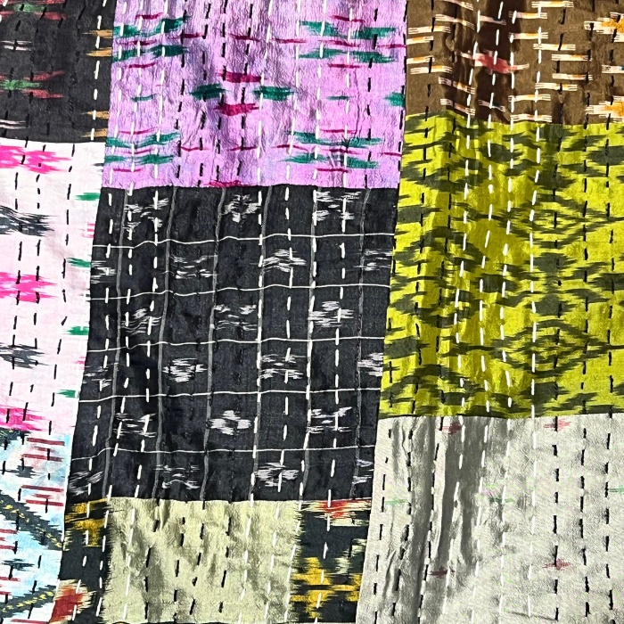 Plaid Patchwork Soie 6