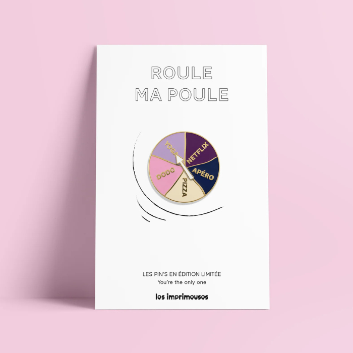 Pin's Roulette Rose