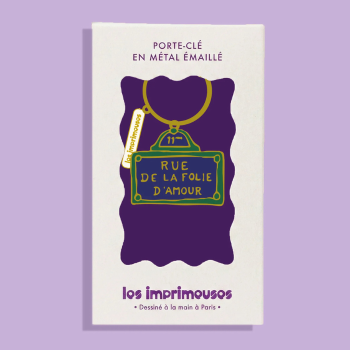 Porte-Clés Rue de la Folie d’Amour