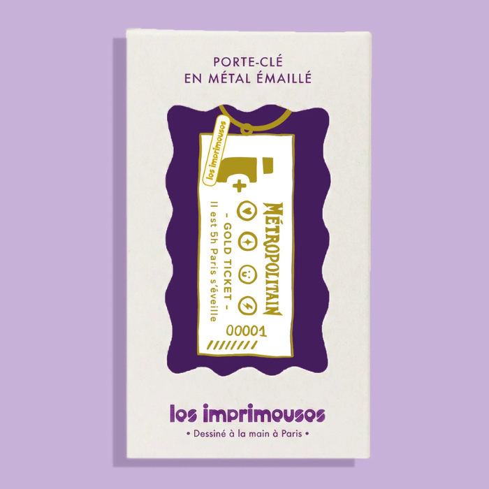 Porte-Clés Ticket de Métro