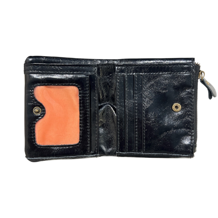 Porte-Monnaie Cuir Noir