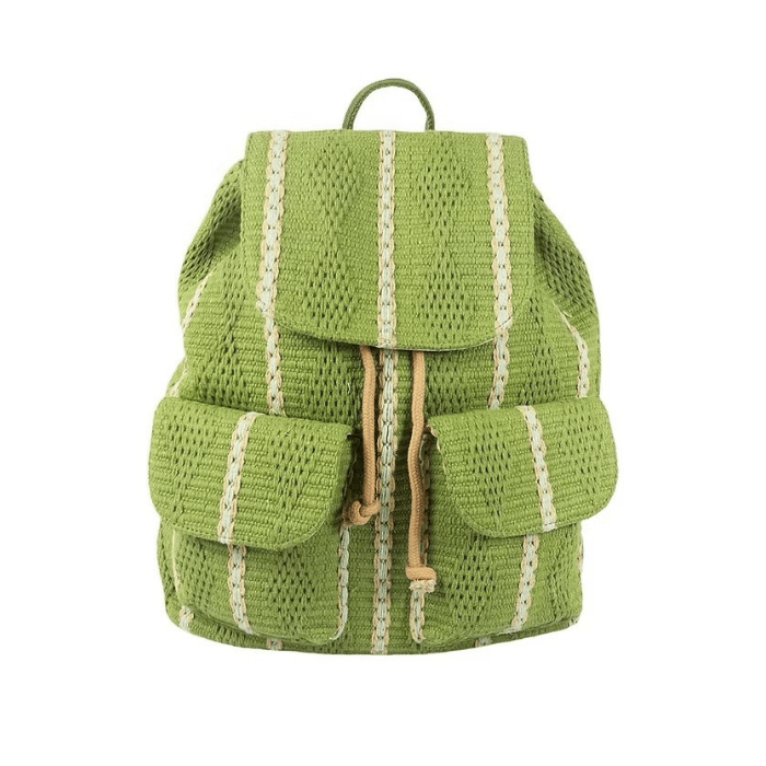 Sac à Dos Tissage Vert