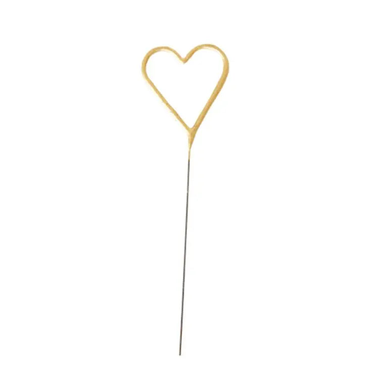 cœur cintillant  doré