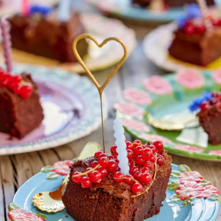 cœur cintillant  doré