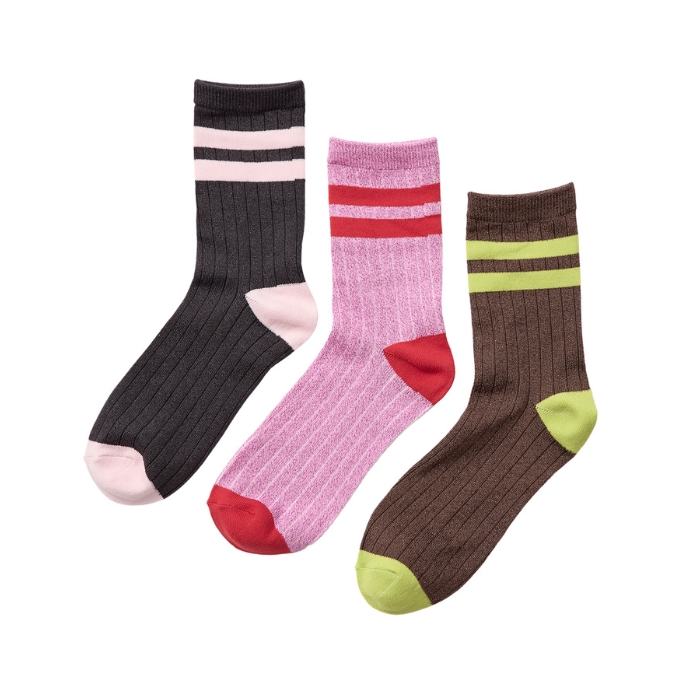 3 paires de Chaussettes Lilia